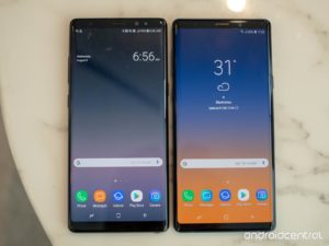 Samsung Galaxy Note 9 vs Galaxy Note 8
